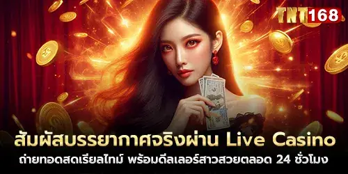 สัมผัสบรรยากาศจริงผ่าน Live Casino